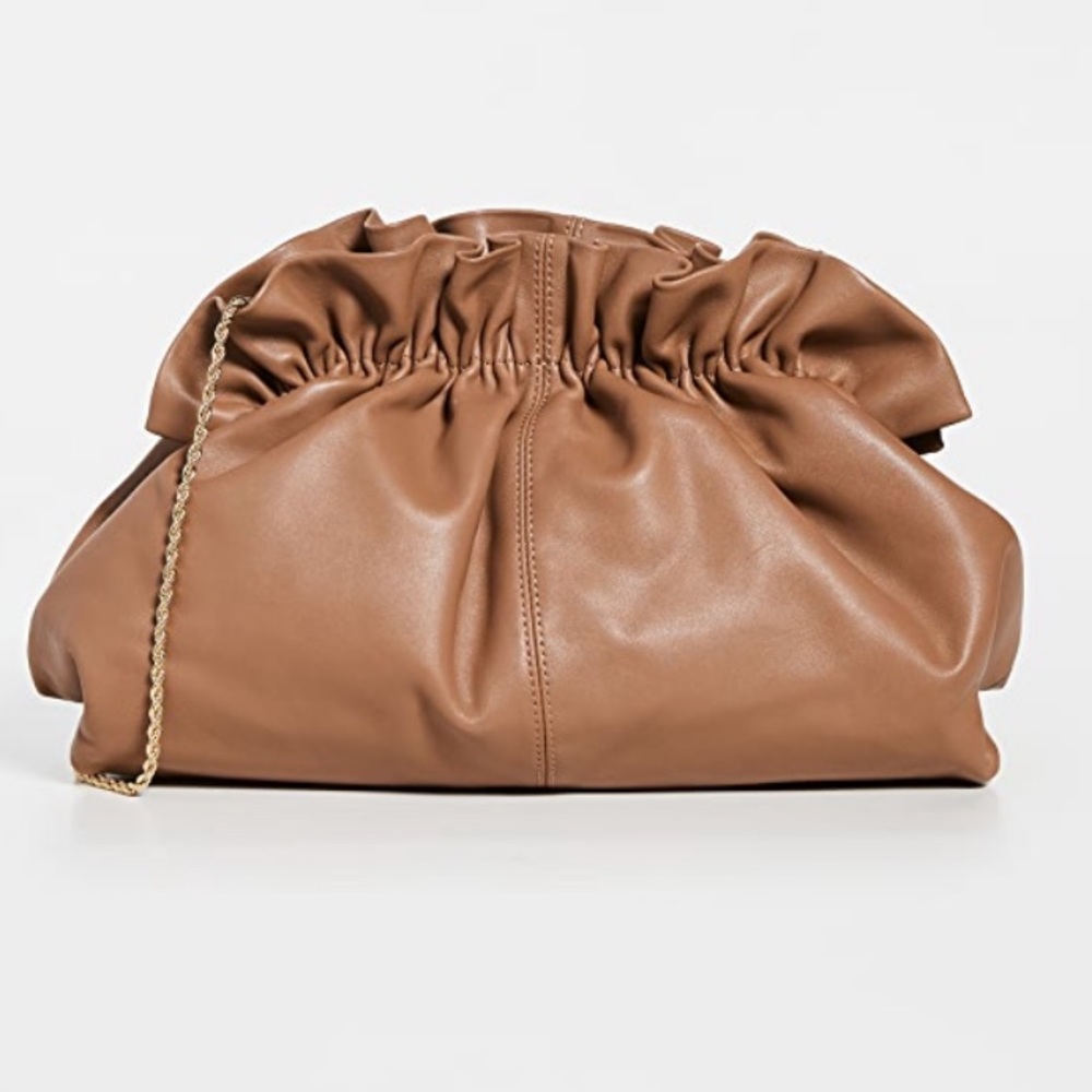 Loeffler Randall Loretta Cinch Clutch in TABAC